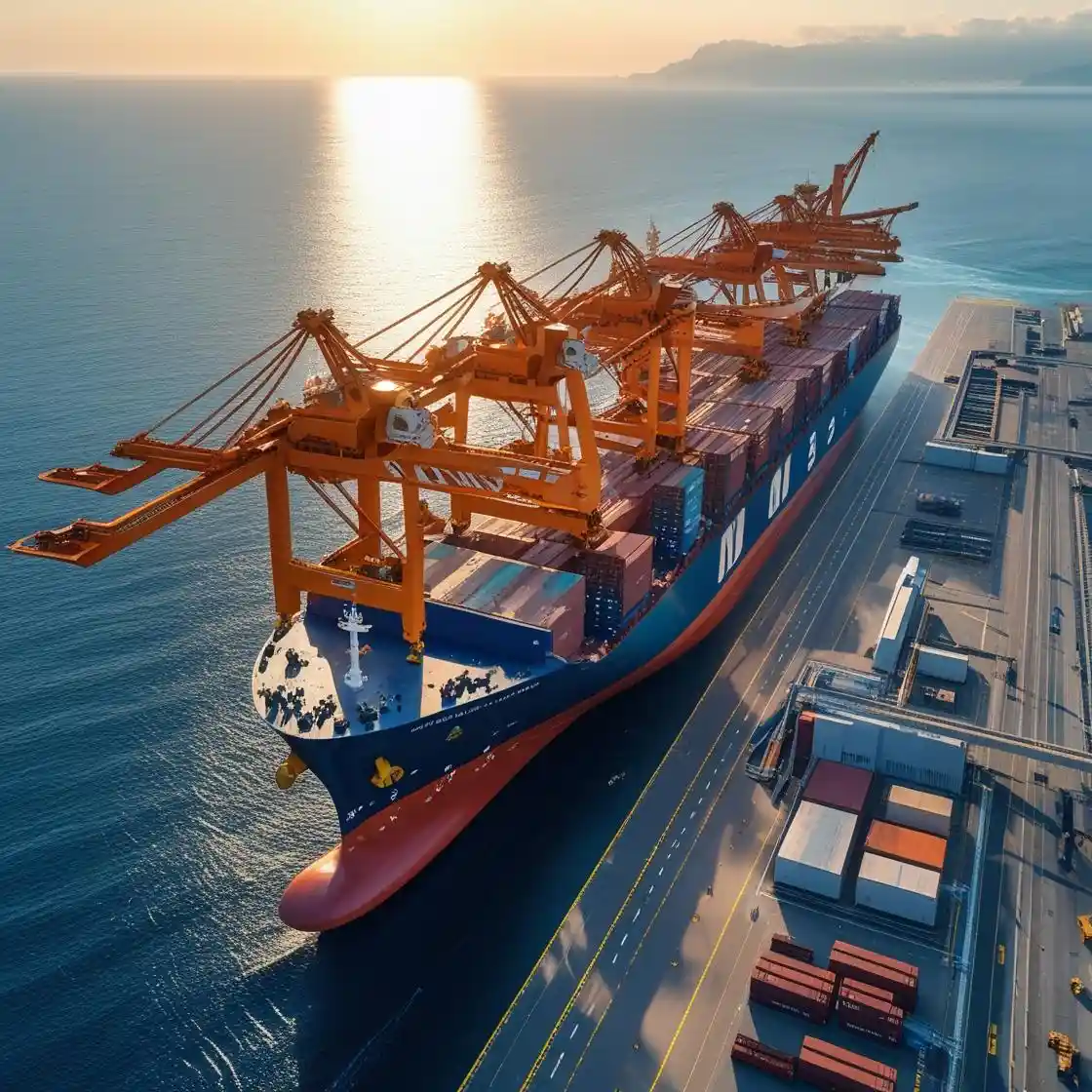 Der neue Megahafen von Chancay als Symbol für Perus wirtschaftliche Zukunft und Infrastrukturinvestitionen.