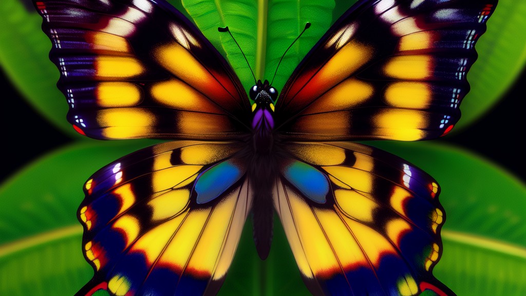 Бабочка перуанских джунглей