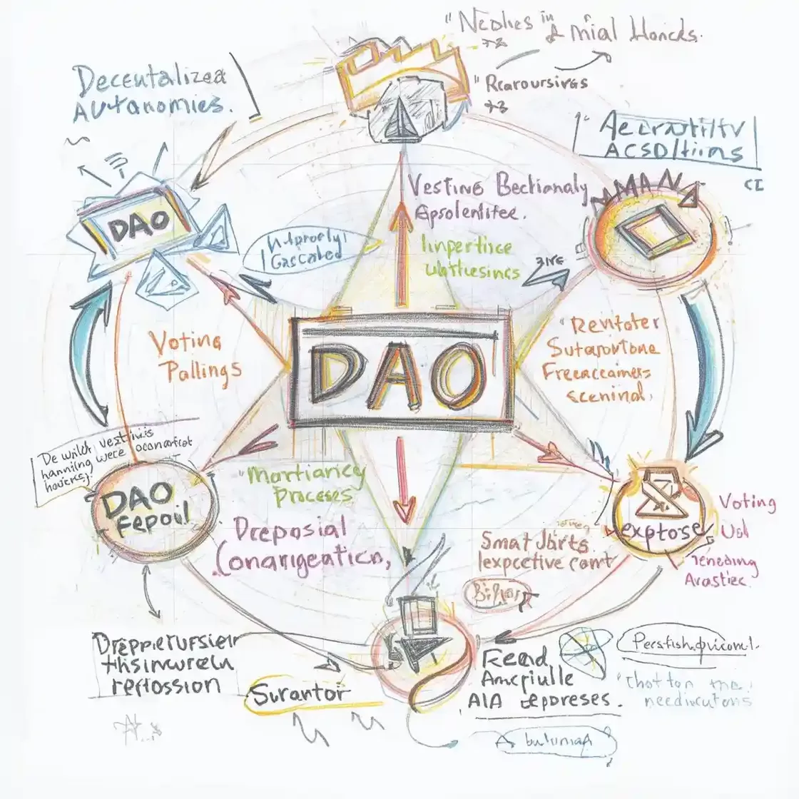 How DAO governance works for managing a physical crypto village in Peru.