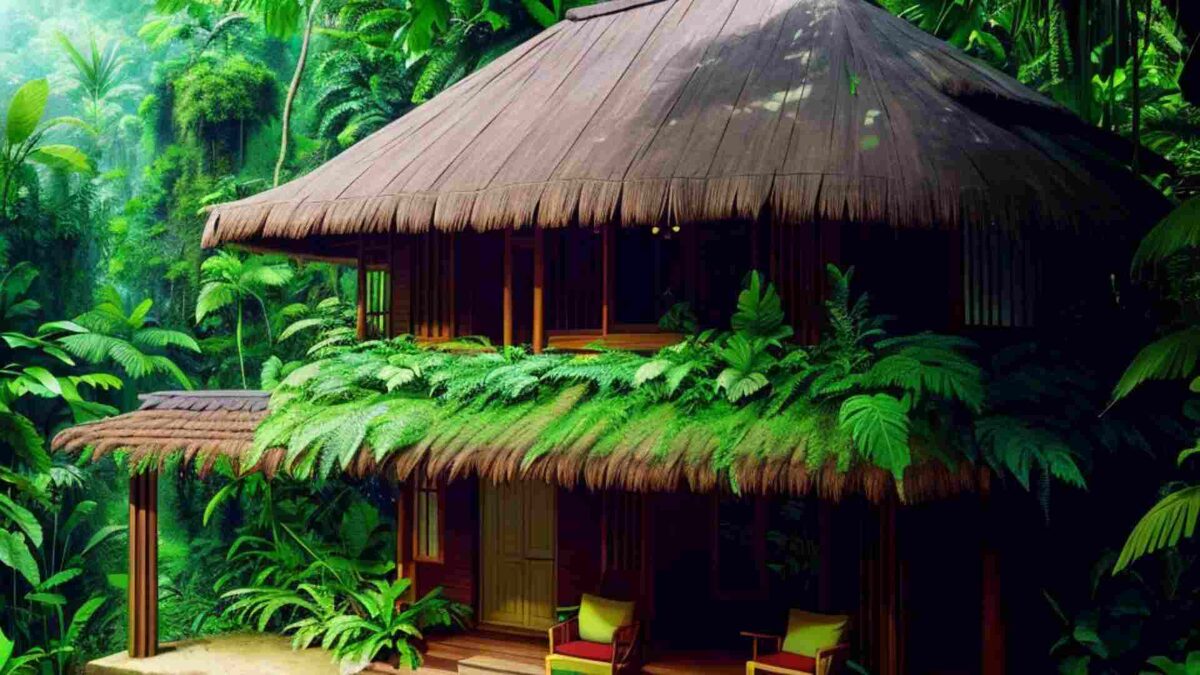 Ein Haus im Dschungel