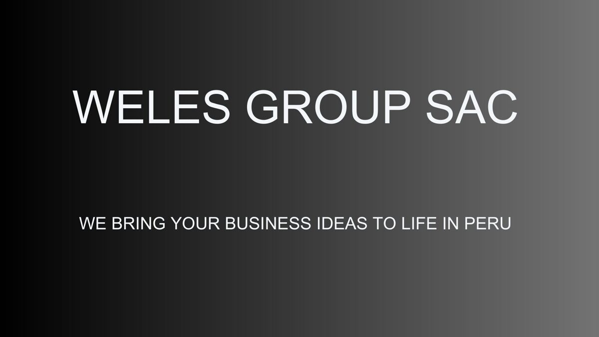 Business in Peru from WELES GROUP SAC